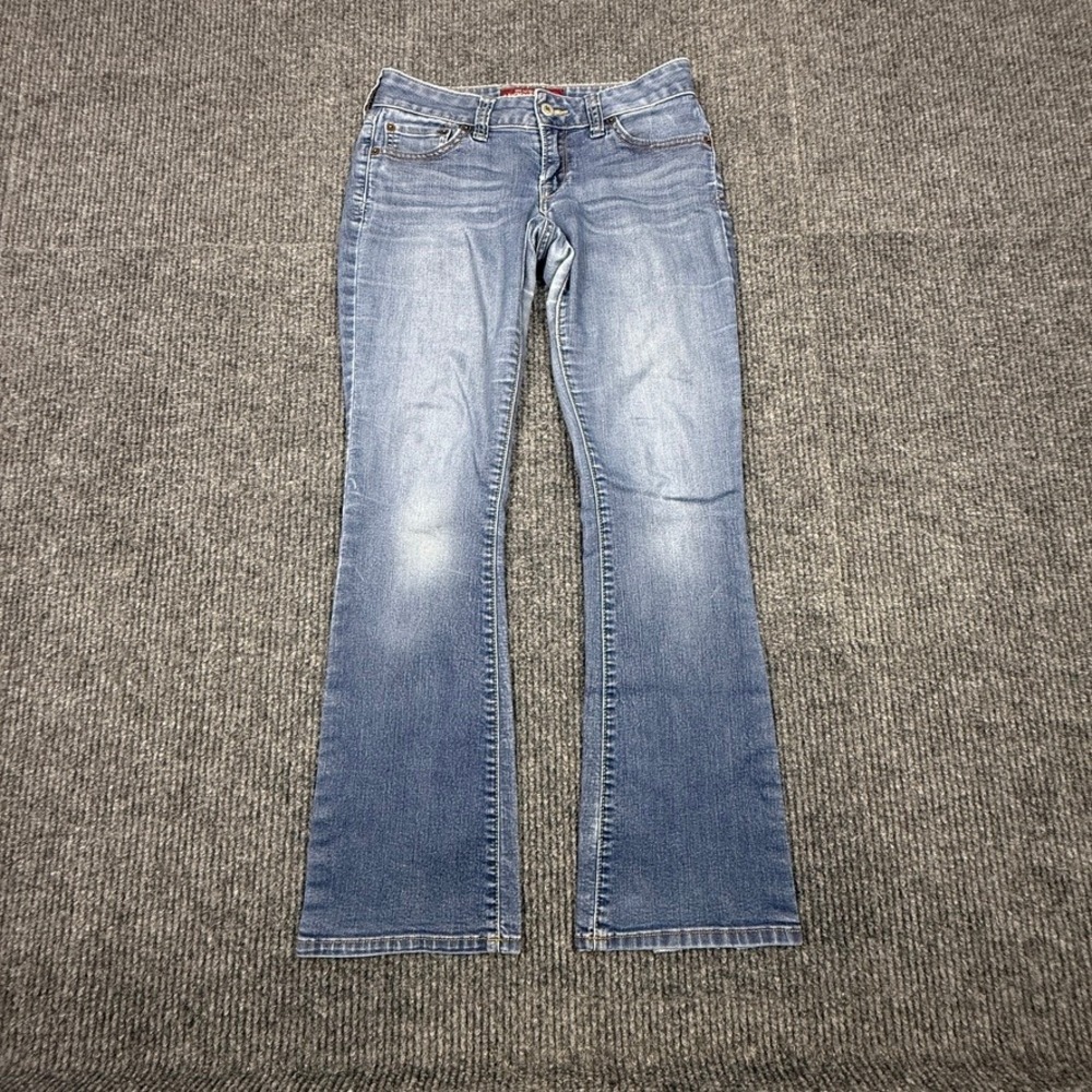 Lucky Brand Lola Boot Jeans Womens 0/25 Ankle Medium Wash Blue Denim 7WD1543